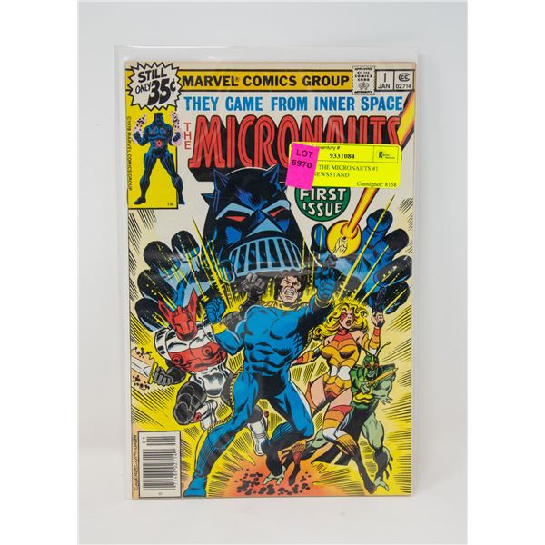 MARVEL THE MICRONAUTS #1 COMIC NEWSSTAND