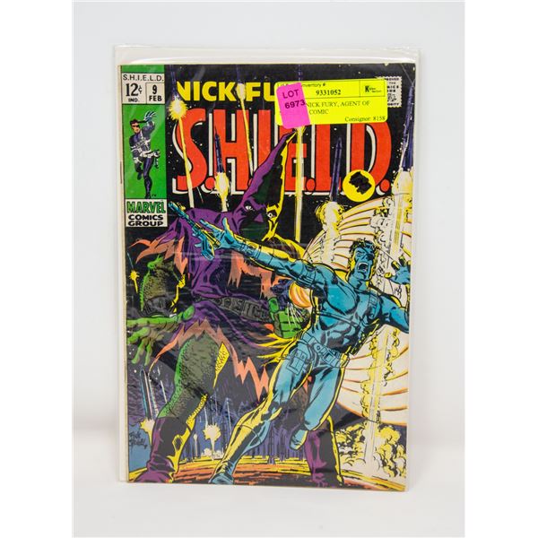 MARVEL NICK FURY, AGENT OF SHIELD #9 COMIC