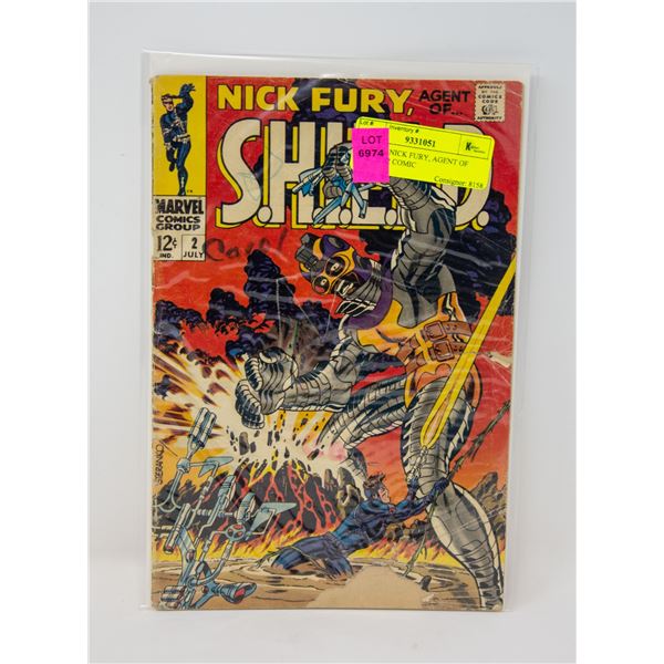 MARVEL NICK FURY, AGENT OF SHIELD #2 COMIC