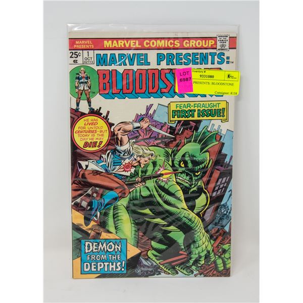 MARVEL PRESENTS: BLOODSTONE #1 COMIC