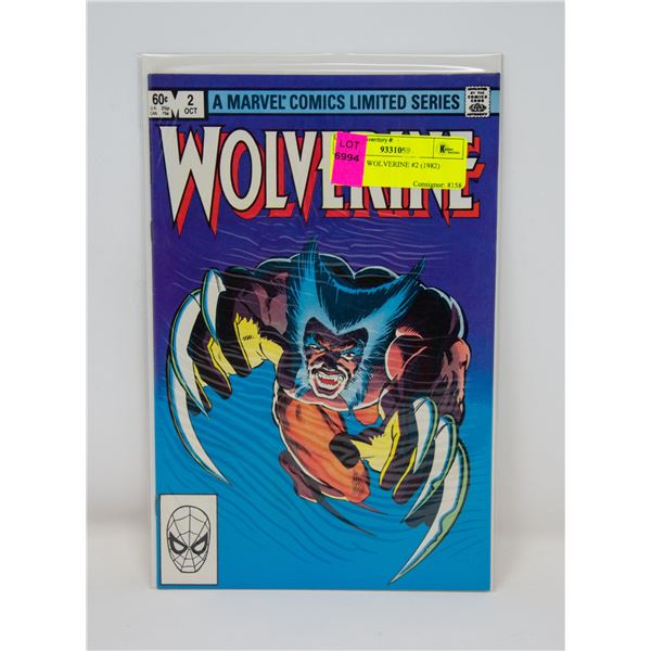MARVEL WOLVERINE #2 (1982) COMIC