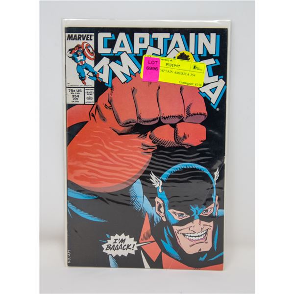 MARVEL CAPTAIN AMERICA 354 COMIC