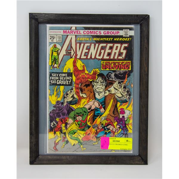 AVENGERS #131 FRAMED COMIC