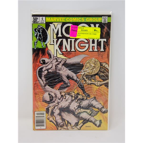 MARVEL MOONKNIGHT #6 COMIC NEWSSTAND