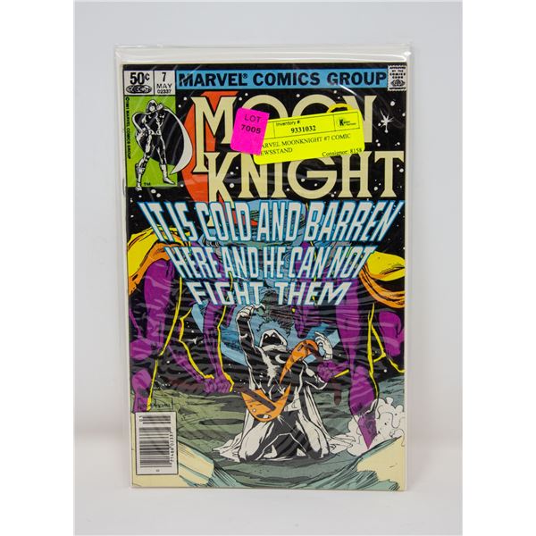 MARVEL MOONKNIGHT #7 COMIC NEWSSTAND