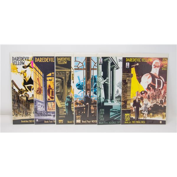 MARVEL DAREDEVIL: YELLOW #1-6 COMIC LOT