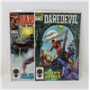 Image 1 : MARVEL DAREDEVIL #220 AND 221 COMIC LOT