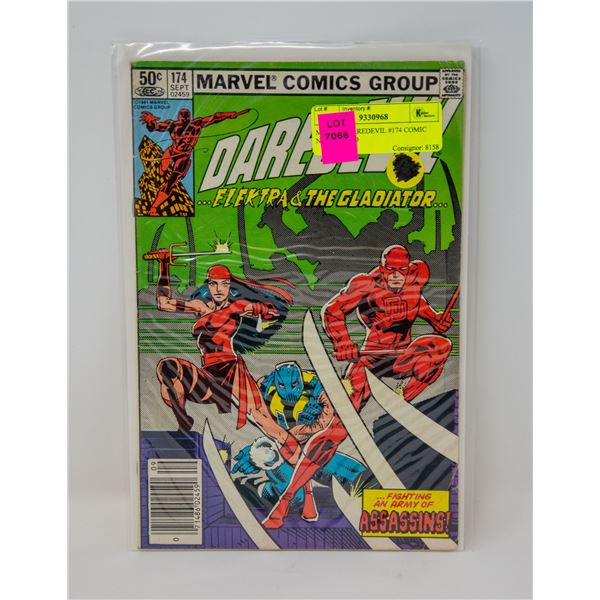 MARVEL DAREDEVIL #174 COMIC NEWSSTAND