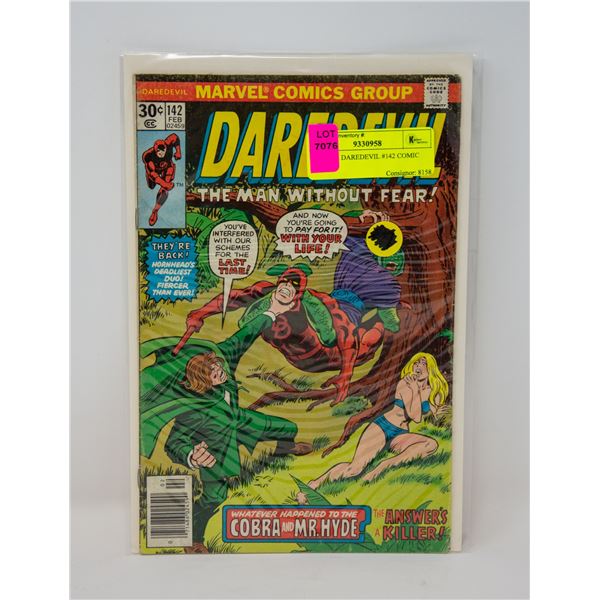 MARVEL DAREDEVIL #142 COMIC