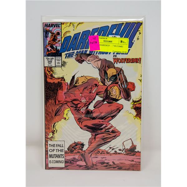 MARVEL DAREDEVIL #249 COMIC