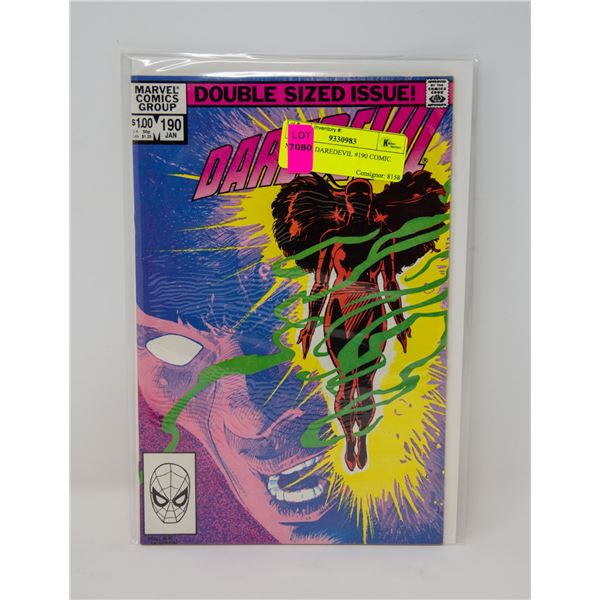 MARVEL DAREDEVIL #190 COMIC