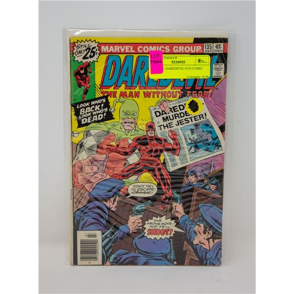 MARVEL DAREDEVIL #135 COMIC