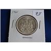 Canada Fifty Cent Coin - 1961, Silver