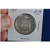 Image 1 : Canada Fifty Cent Coin - 1960, Silver