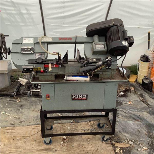 King Industrial 7" Metal Bandsaw, Electric Motor, Model KC712BC, Speed