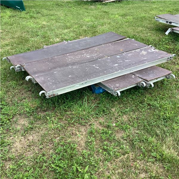 5 MetalTech Scaffolding Platforms, 80 1/2" Long SFRC