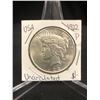 Image 1 : 1922 USA PEACE SILVER DOLLAR (UNCIRCULATED)