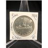 Image 1 : 1954 CANADIAN SILVER DOLLAR (UNCIRCULATED)