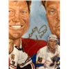 Image 2 : AUTOGRAPHED BOBBY & BRETT HULL NHL LEGENDS COLLECTOR PLATE SERIES