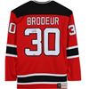 Image 1 : Martin Brodeur New Jersey Devils Autographed Red Fanatics Breakaway Jersey (Fanatics Holo)