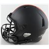 Image 3 : Nick Chubb Signed Browns Full-Size Eclipse Alternate Speed Helmet (Beckett COA)
