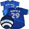 Image 1 : Jesse Barfield Signed Toronto Blue Jays Baseball Jersey (Frameworth COA)