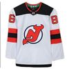 Image 3 : Jack Hughes New Jersey Devils Autographed White Adidas Authentic Jersey (Fanatics Holo)