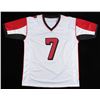 Image 3 : MICHAEL VICK FALCONS WHITE PRO STYLE JERSEY (JSA COA)