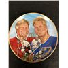 Image 1 : AUTOGRAPHED BOBBY & BRETT HULL NHL LEGENDS COLLECTOR PLATE SERIES