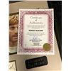Image 3 : ROBERT REDFORD CUSTOM FRAMED SIGNED CUT AND PHOTO