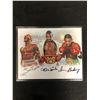 Image 1 : TRIPLE SIGNED FRAMED PHOTO w/ JUNIOR JONES, MICHAEL SPINKS & IRAN BARKLEY (PSA/DNA COA)