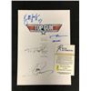 Image 2 : Top Gun Script Cover Signed by:  Tom Cruise, Kelly McGillis, Val Kilmer, Tim Robbins w/ COA