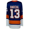 Image 1 : Mathew Barzal New York Islanders Autographed Blue Fanatics Breakaway Jersey (Fanatics Holo)