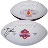 Image 1 : Trevor Lawrence Signed 2018 College Football Playoffs National Champions Football (SM Holo)