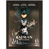 Image 1 : Batman Returns Picture Book signed by Michael Keaton, Danny De Vito, Michelle Pfeiffer w/ COA