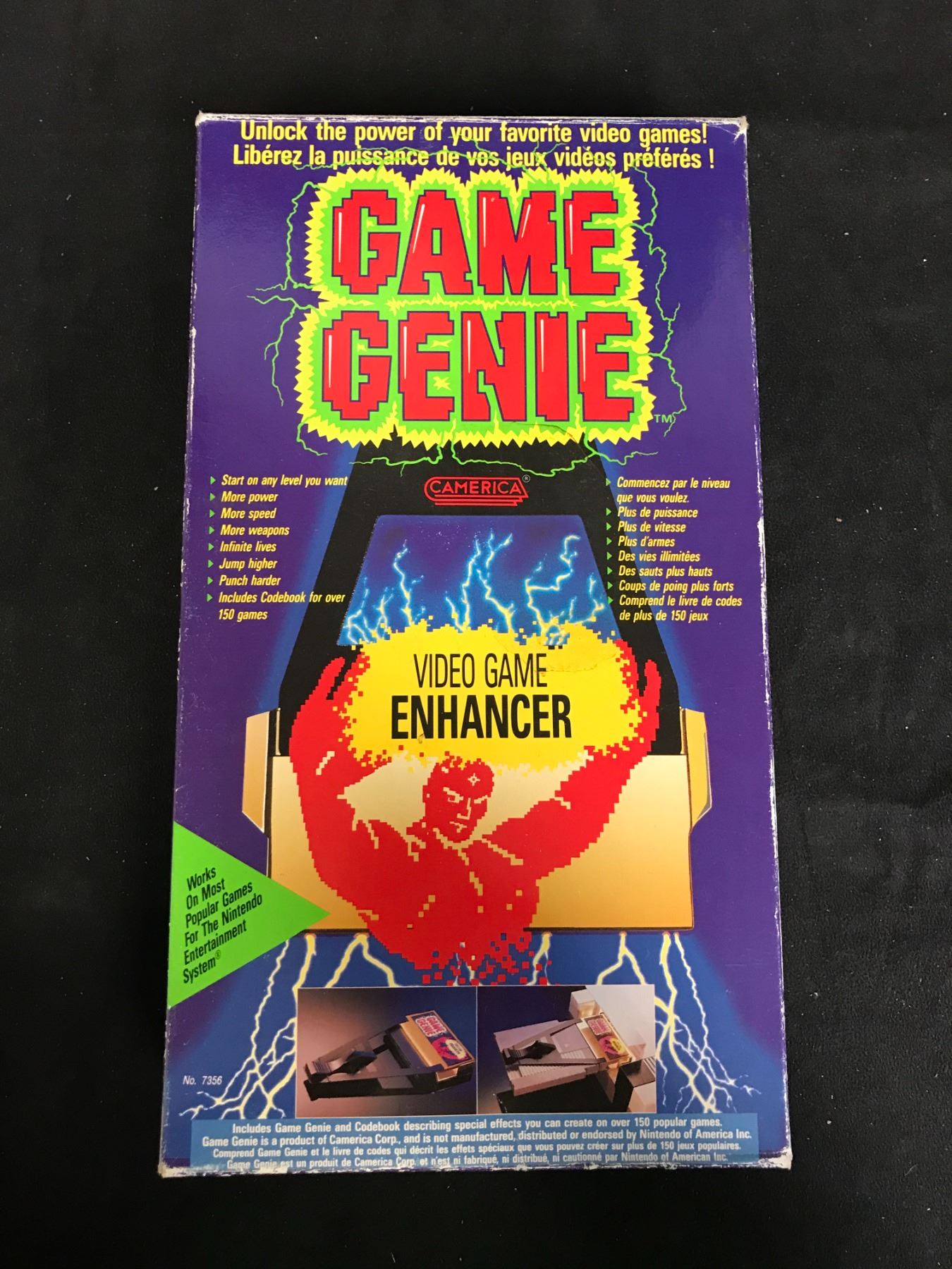 GAME GENIE NES Original Nintendo Cheats Codes GALOOB