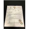 Image 3 : LADIES STAMPED 14K WHITE & GOLD w/ SAPPHIRE & DIAMONDS Includes APPRAISAL REPORT (EST $5950)