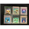 Image 1 : (6X) POKEMON GAMEBOY VIDEO GAME LOT