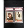 Image 1 : 1974 O-PEE-CHEE GRADED HOCKEY CARD LOT (#255 DROUIN/ #234 BARRETT)