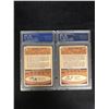 Image 2 : 1974 O-PEE-CHEE GRADED HOCKEY CARD LOT (#332 BAILEY/ #308 DUNLOP)