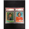 Image 1 : 1974 O-PEE-CHEE GRADED HOCKEY CARD LOT (#349 BODDY/ #296 COMEAU)