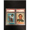 Image 1 : 1974 O-PEE-CHEE GRADED HOCKEY CARD LOT (#382 FORTIER/ #26 MANIAGO)