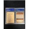 Image 2 : 1974 O-PEE-CHEE GRADED HOCKEY CARD LOT (#300 PHILADELPHIA FLYERS CHECKLIST/ #291 OLIVER)