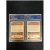 Image 2 : 1974 O-PEE-CHEE GRADED HOCKEY CARD LOT (#290 SANDERSON/ #266 FORBES)