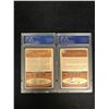 Image 2 : 1974 O-PEE-CHEE GRADED HOCKEY CARD LOT (#265 JOHNSTON/ #262 PATRICK)
