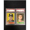 Image 1 : 1974 O-PEE-CHEE GRADED HOCKEY CARD LOT (#238 GORDON/ #242 FRIG)