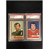 Image 1 : 1974 O-PEE-CHEE GRADED HOCKEY CARD LOT (#203 GIBBS/ #217 WATSON)
