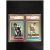Image 1 : 1974 O-PEE-CHEE GRADED HOCKEY CARD LOT (#198 McKENNY/ #228 HARRIS)