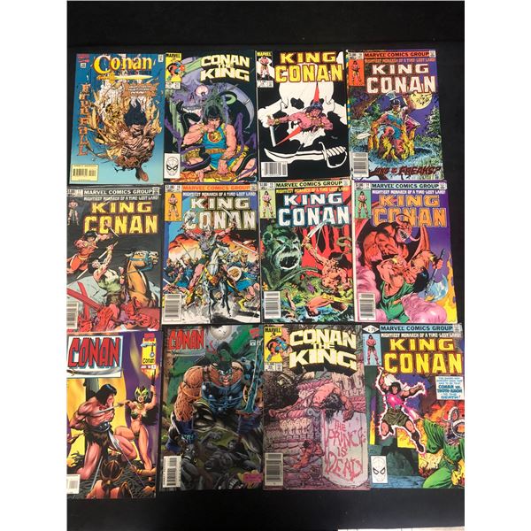 KING CONAN COMIC BOOK LOT (MARVEL COMICS)