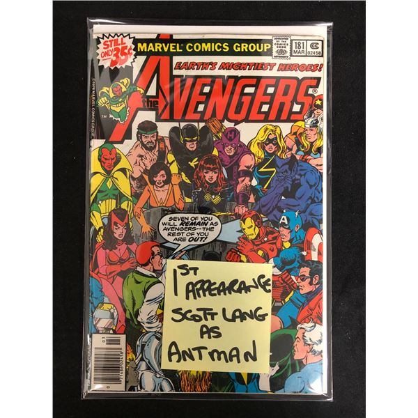 The AVENGERS #181 (MARVEL COMICS)